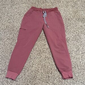 Figs Brand Mauve Jogger Pants with Drawstring